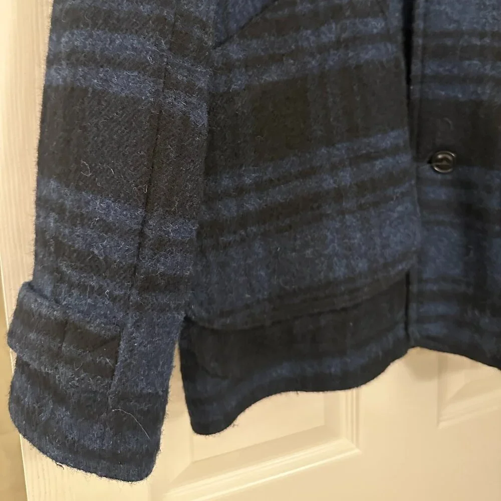 Barn Jacket™ in plaid English wool with PrimaLoft